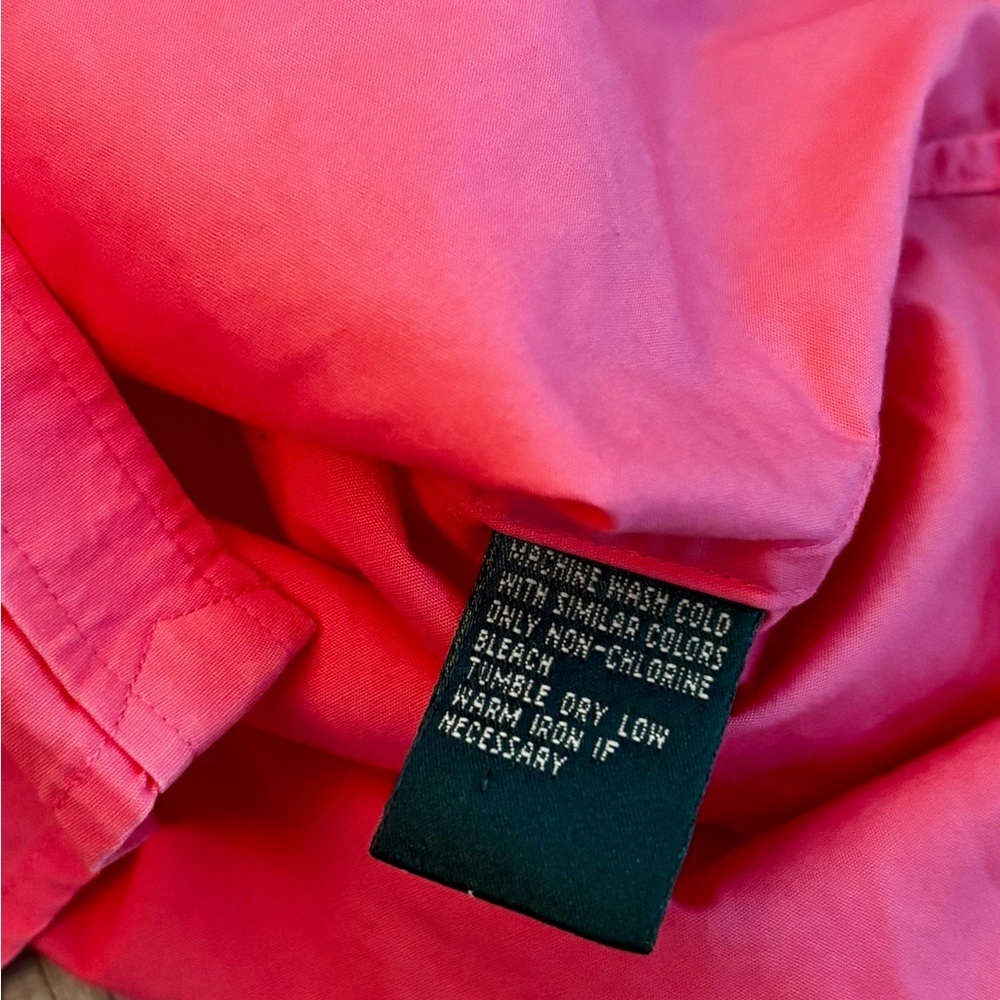 Lauren Ralph Lauren Vibrant Pink Blouse - Small - Picture 8 of 9